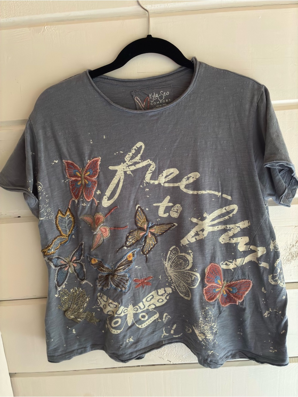 Kyla-Seo butterfly details  Tee